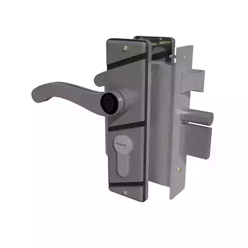 Biometric Smart Lock - Low Poly Fingerprint Lock Low-poly 3D model