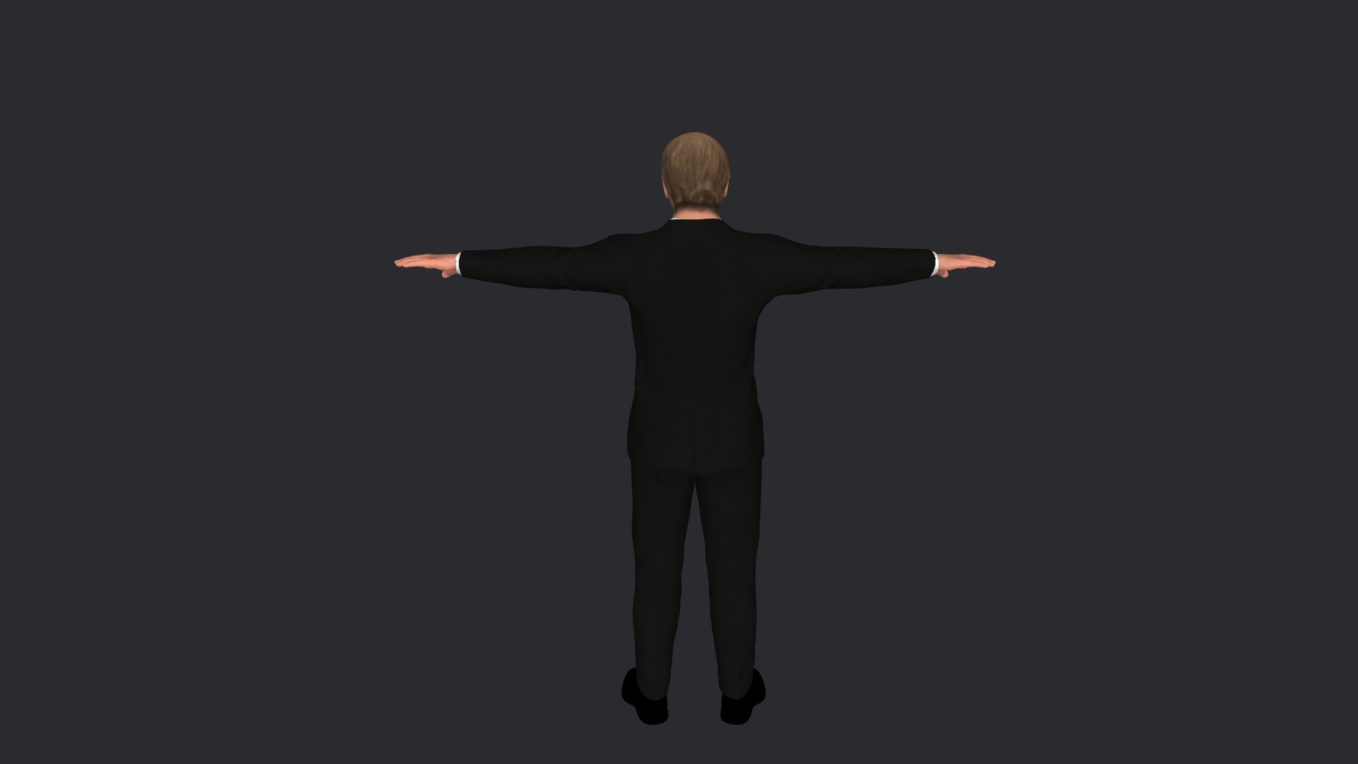 Donald Trump Hyper Realistic Full Body Rigged 3D Character 3D model_4