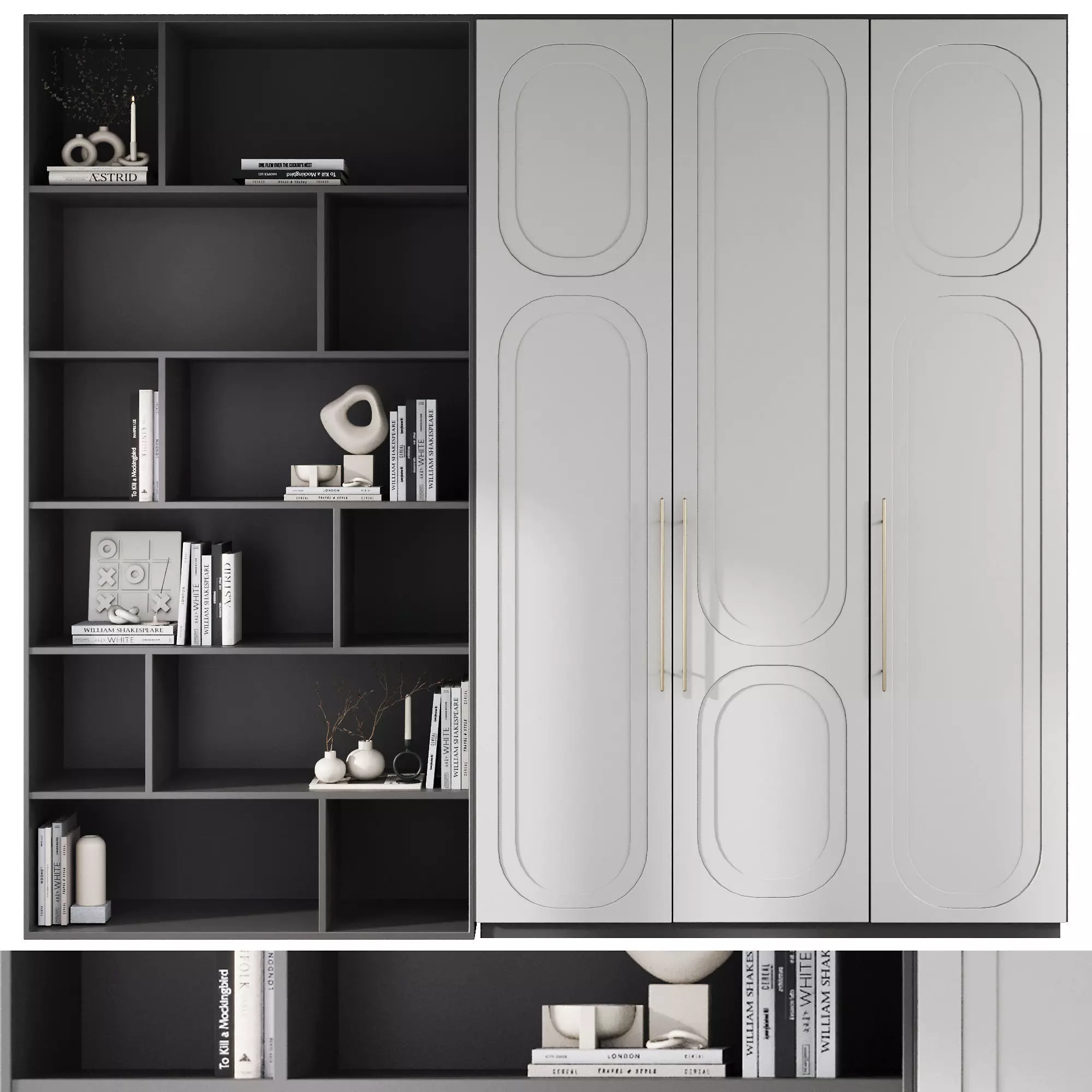 Wardrobe Set02 3D model_0