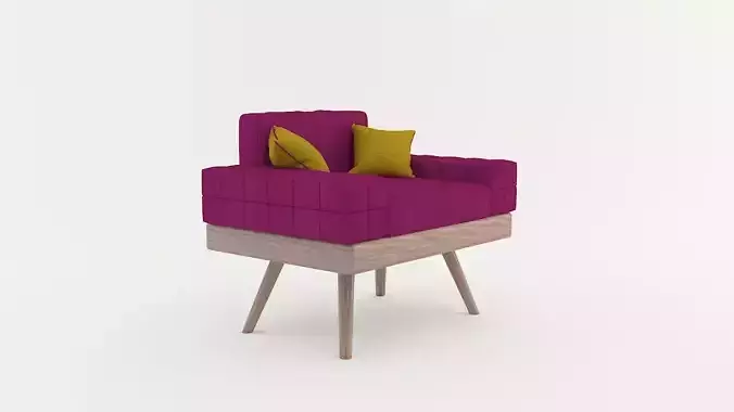 wide armchair
