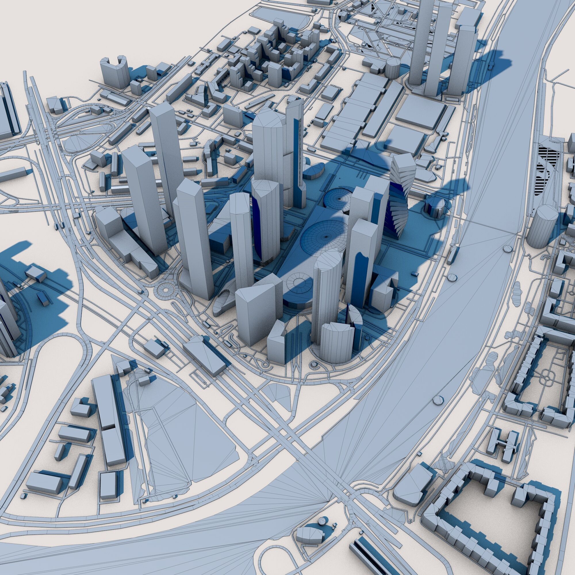 Moscow City Russia  3D model_8