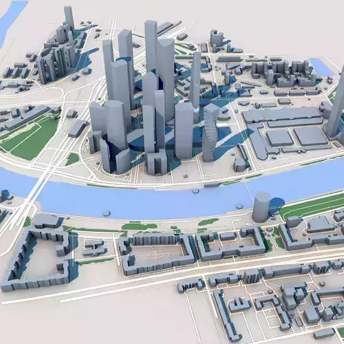 Moscow City Russia  3D model