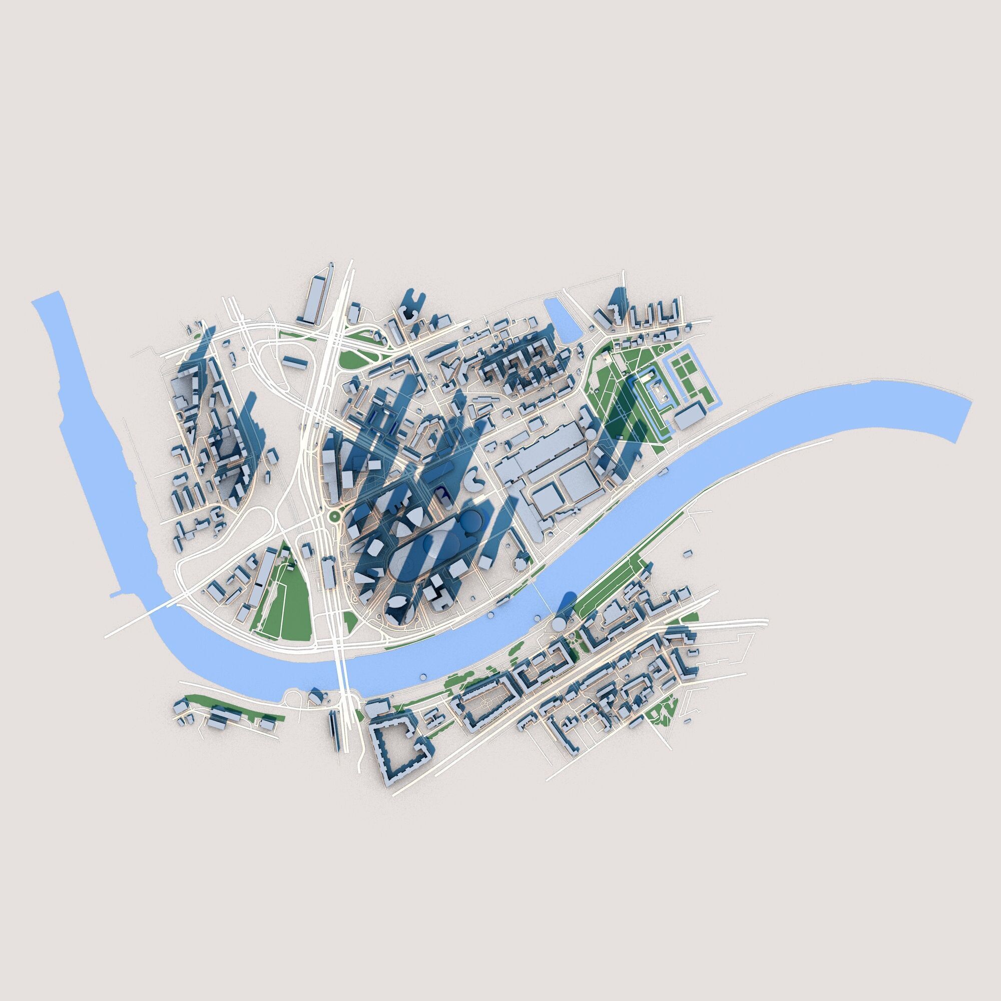 Moscow City Russia  3D model_1