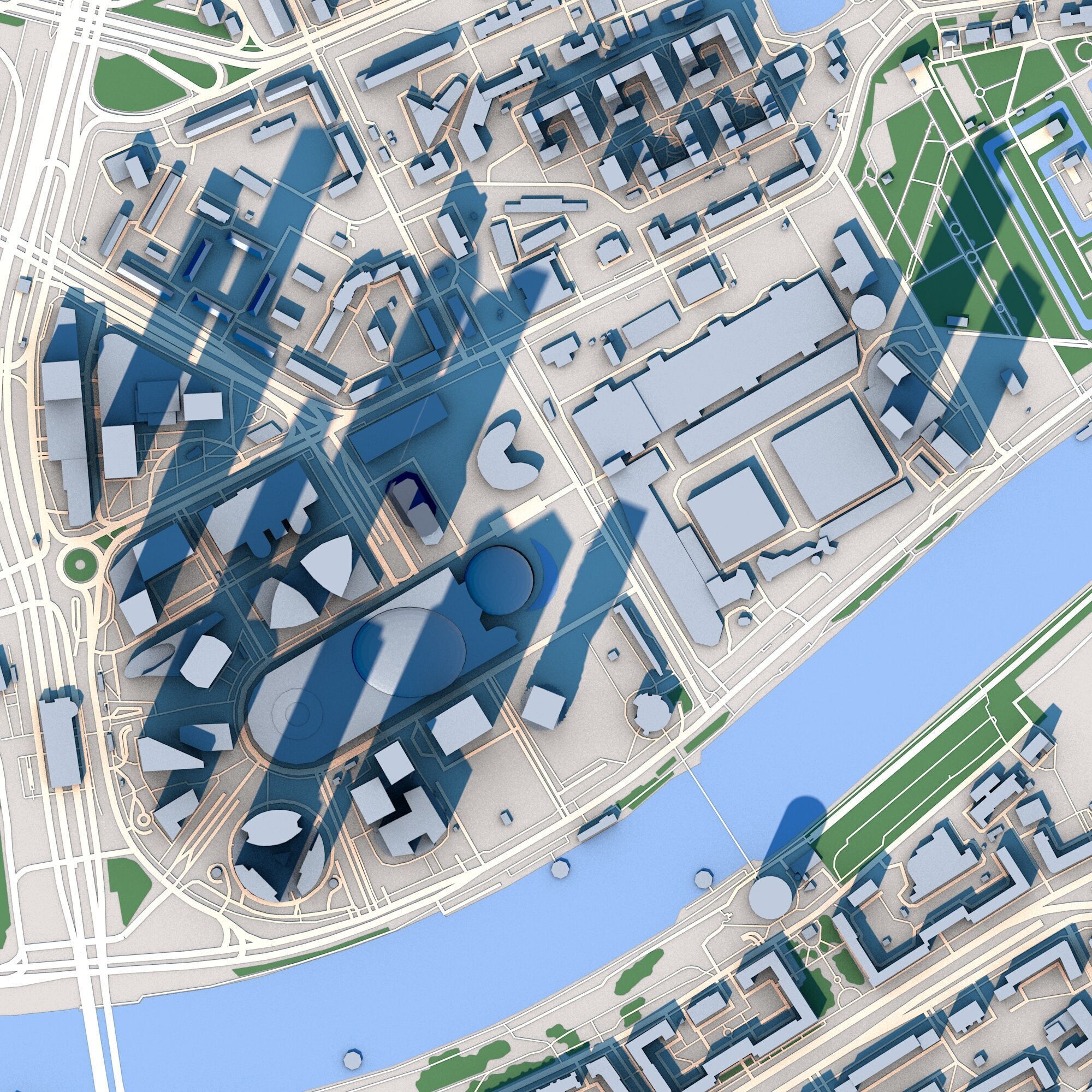Moscow City Russia  3D model_2