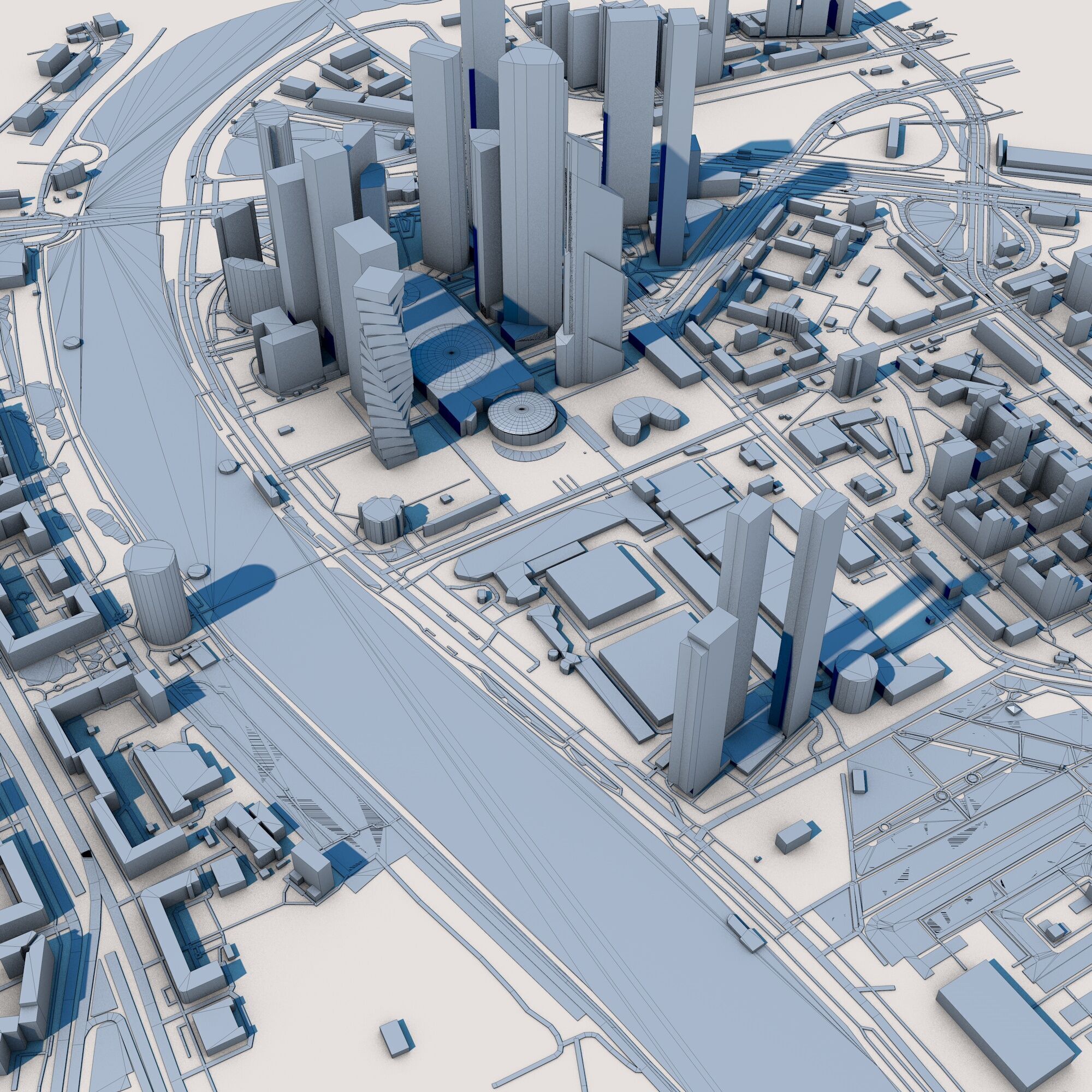Moscow City Russia  3D model_9