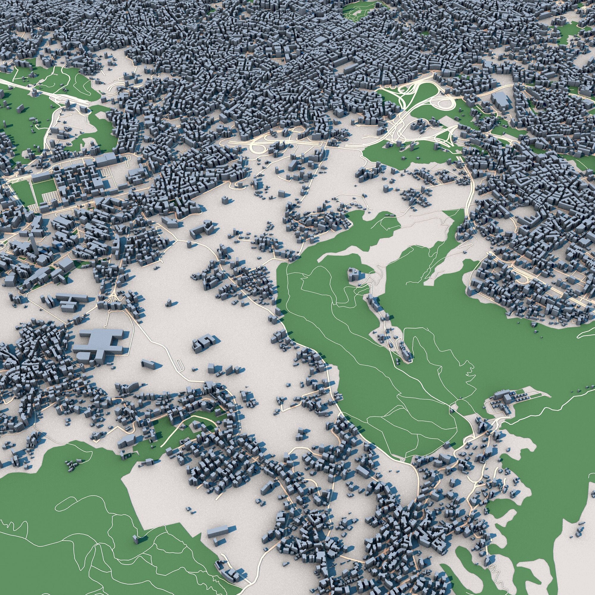 Napoli City Italy 3D model_12