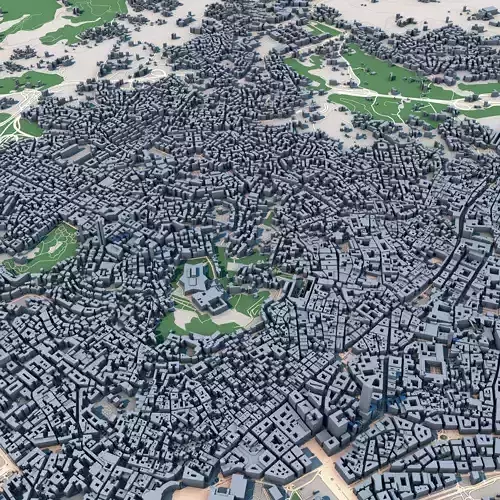 Napoli City Italy 3D model