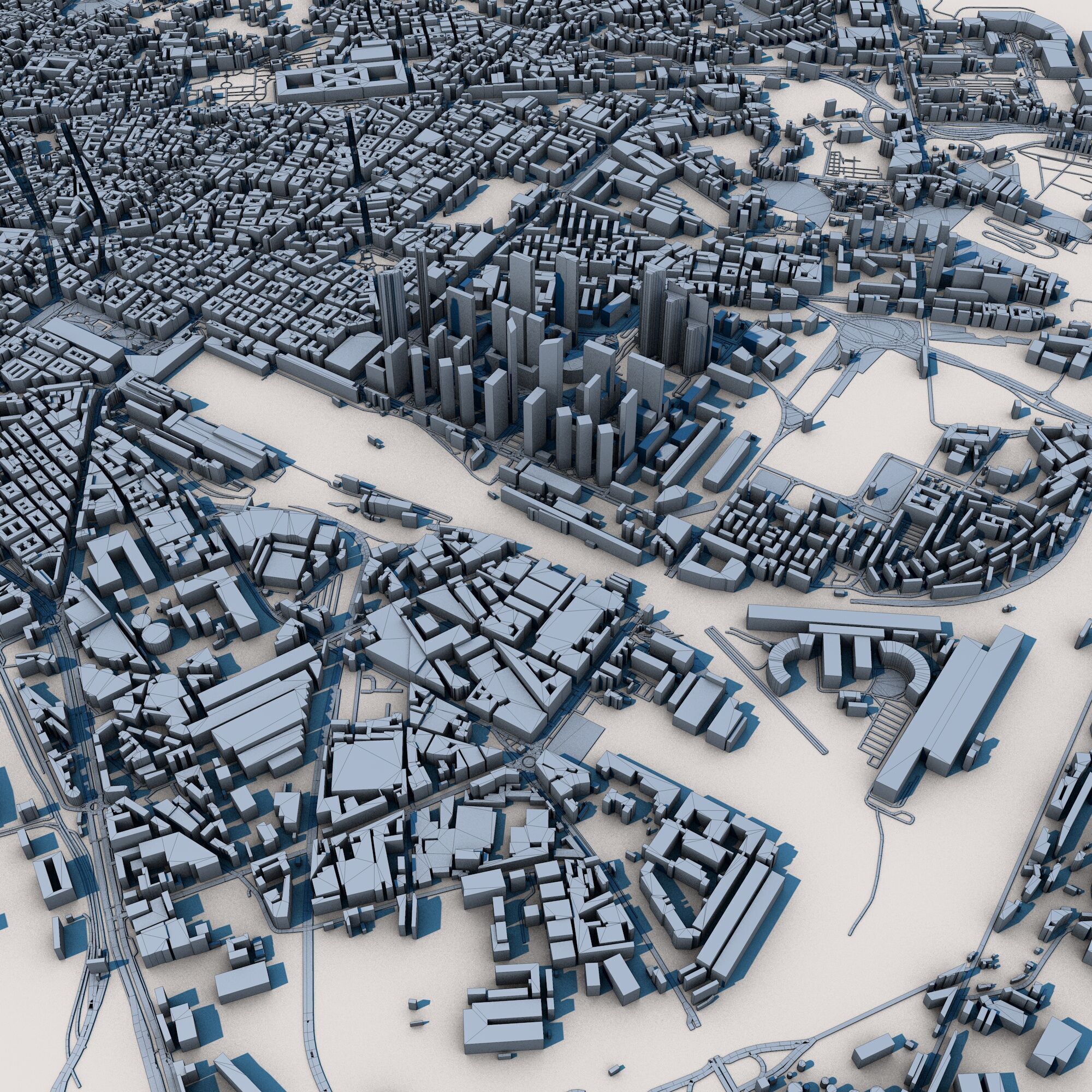 Napoli City Italy 3D model_13