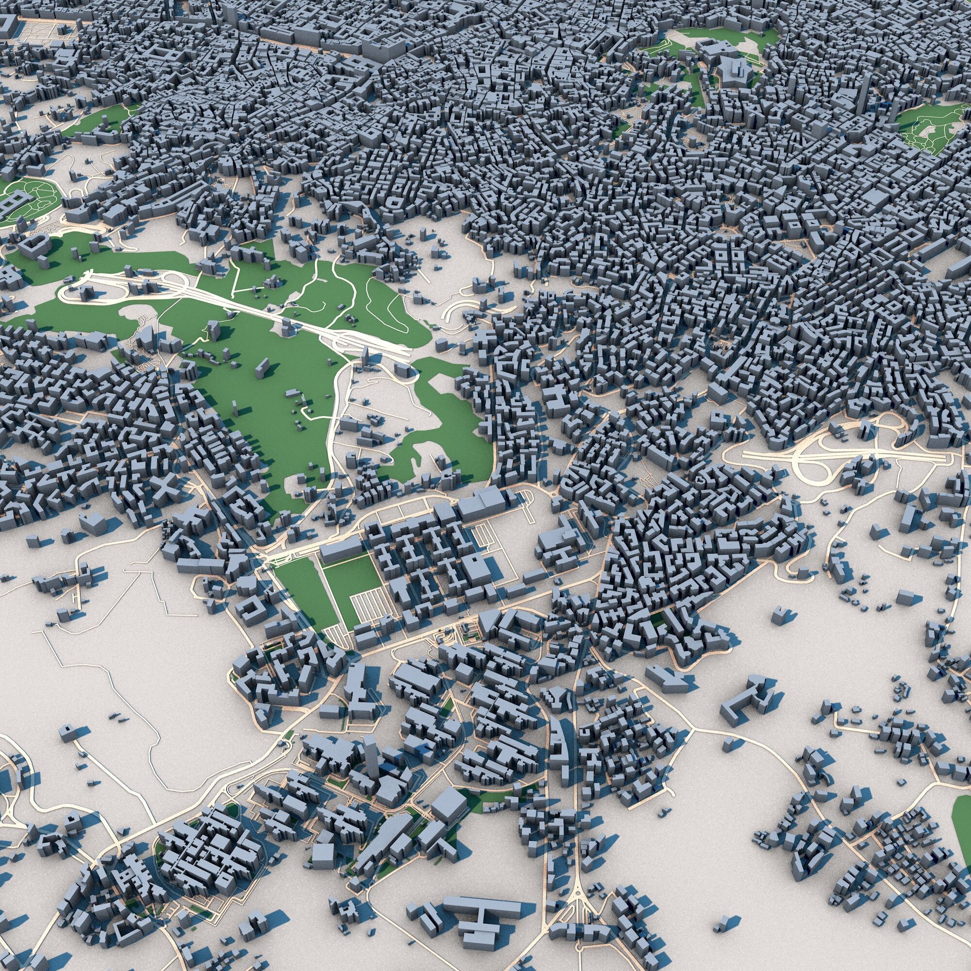 Napoli City Italy 3D model_11