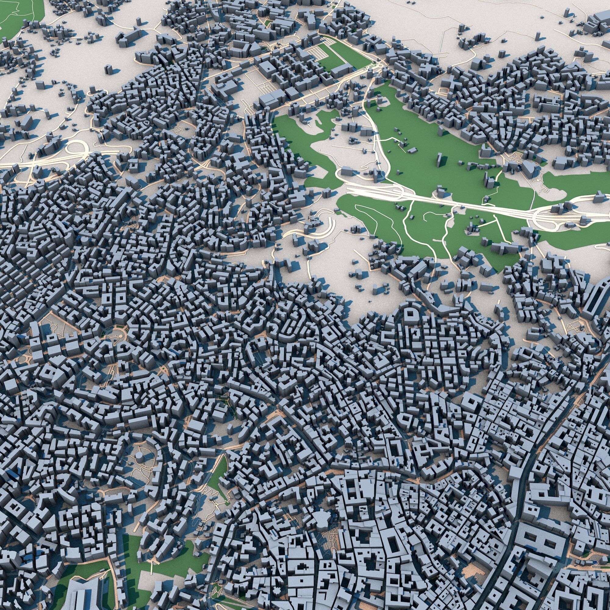 Napoli City Italy 3D model_6