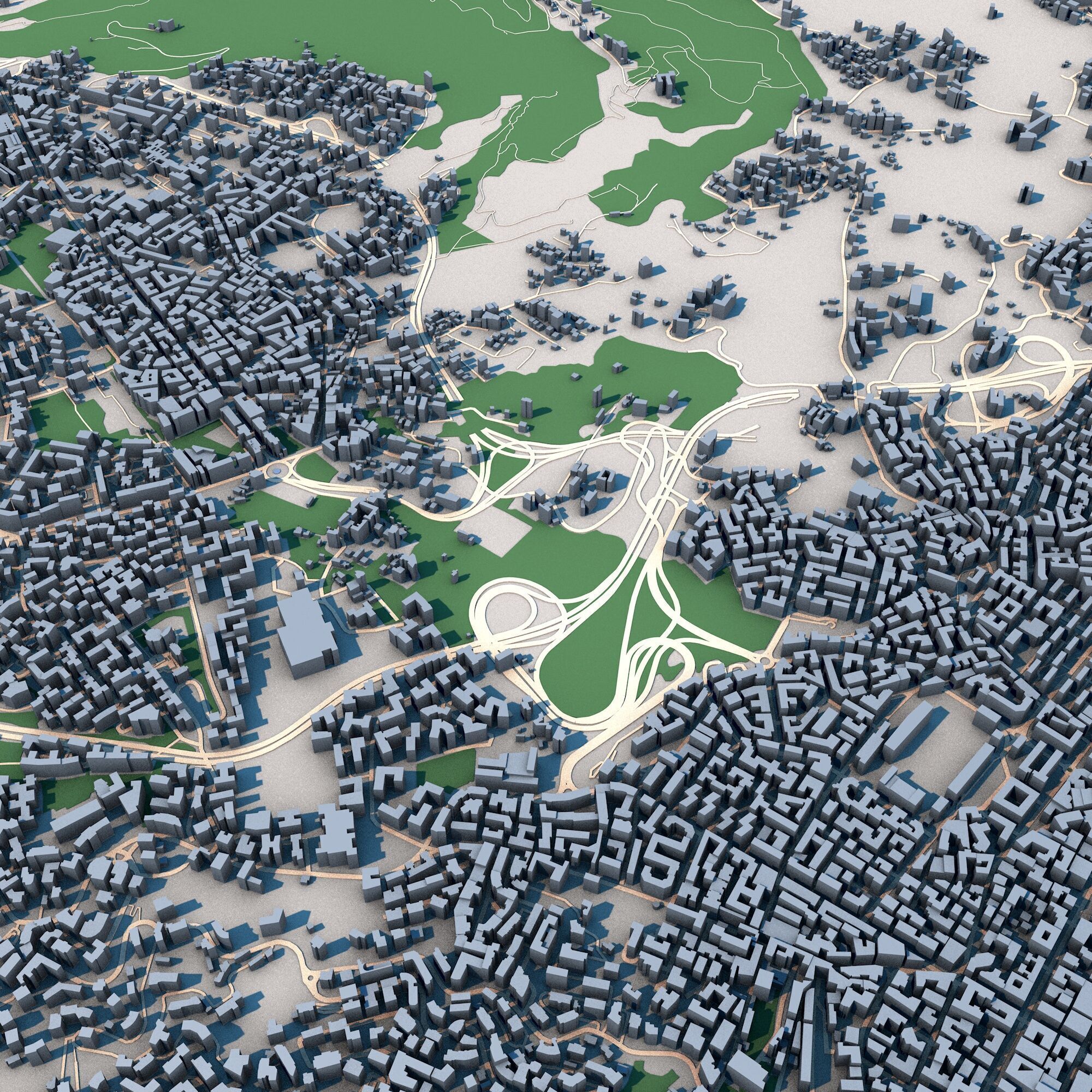 Napoli City Italy 3D model_5