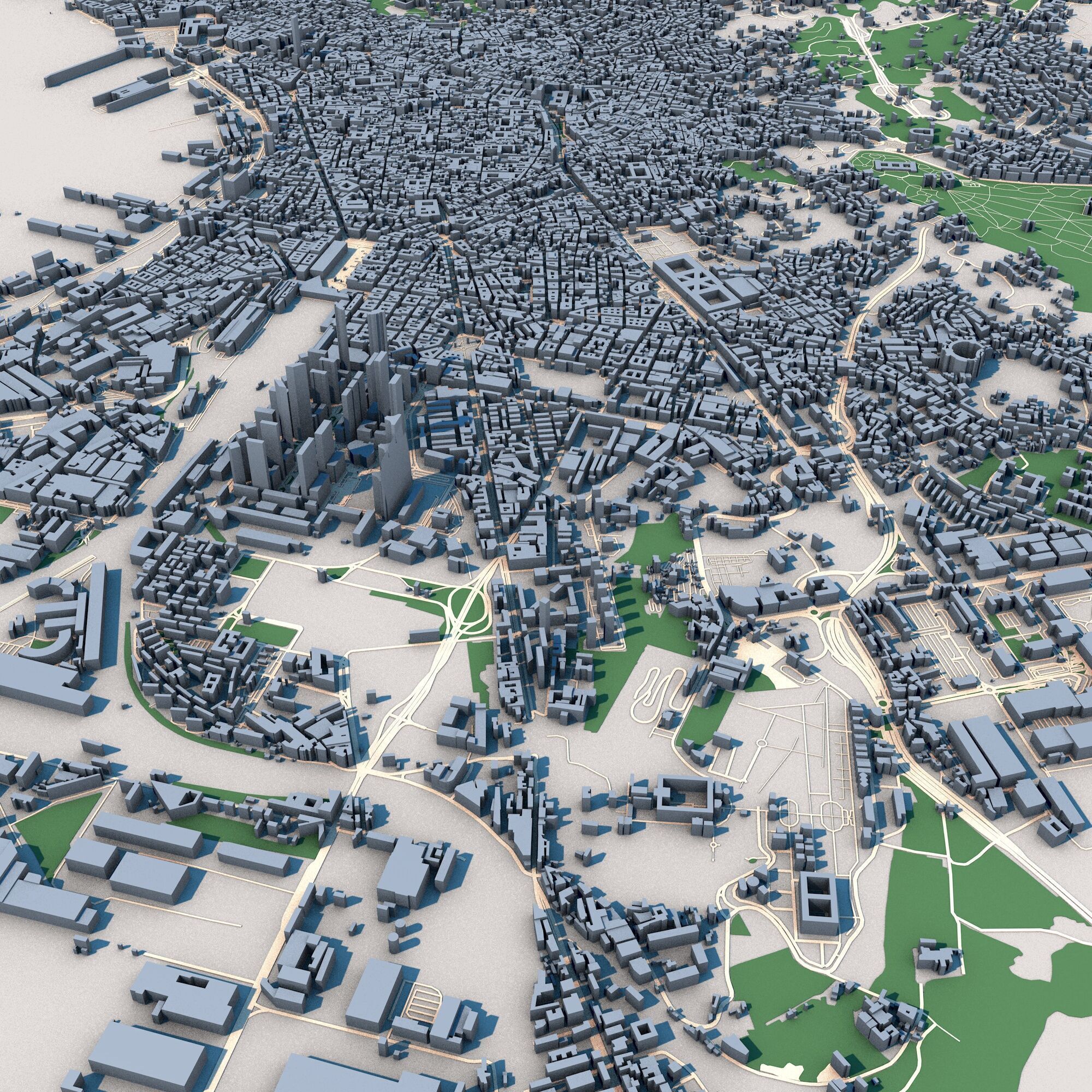 Napoli City Italy 3D model_9