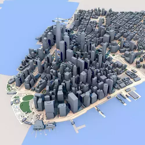 New York City USA 3D model