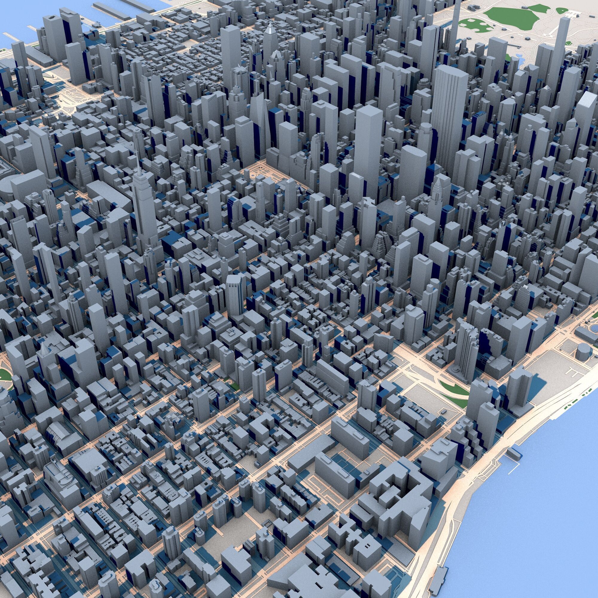 New York City USA 3D model_1