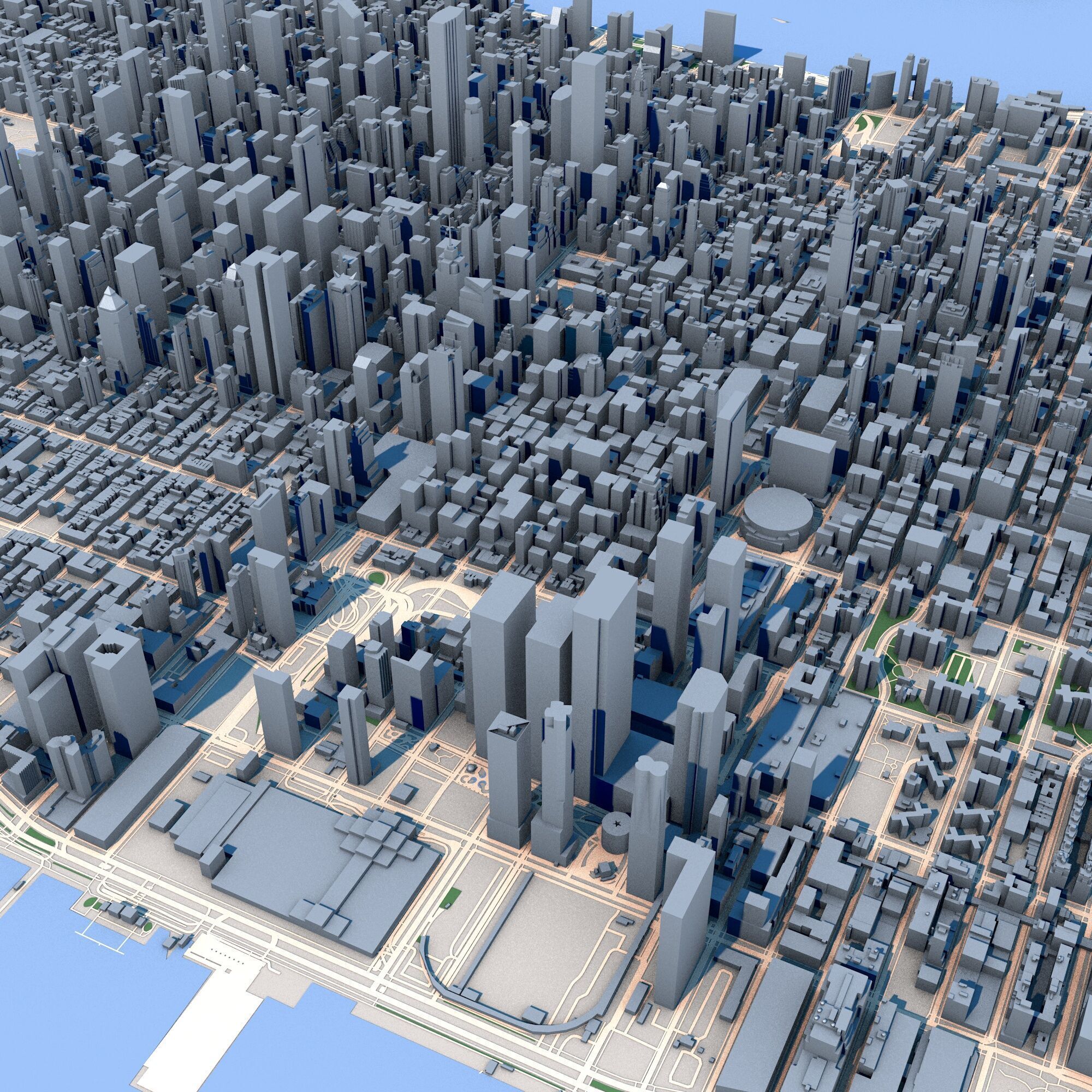 New York City USA 3D model_4