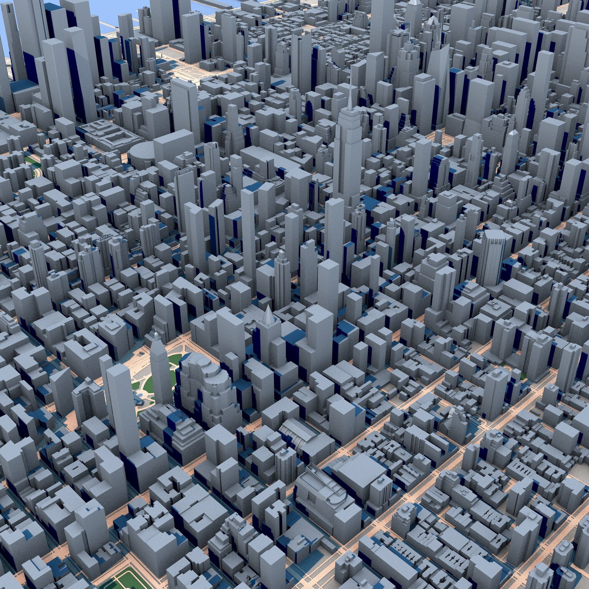 New York City USA 3D model_2