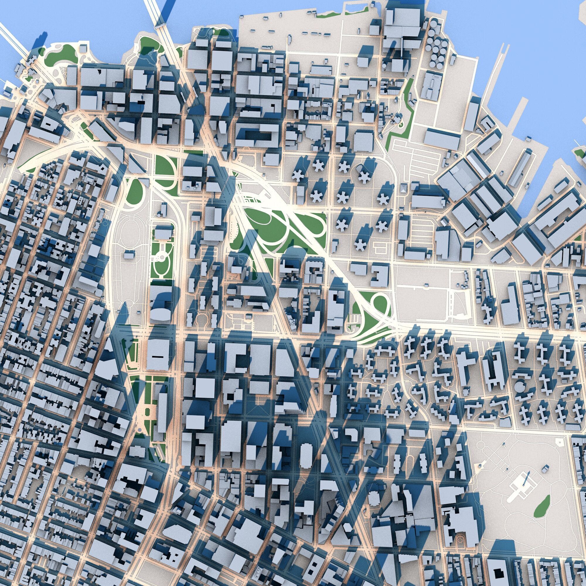 New York City USA 3D model_2