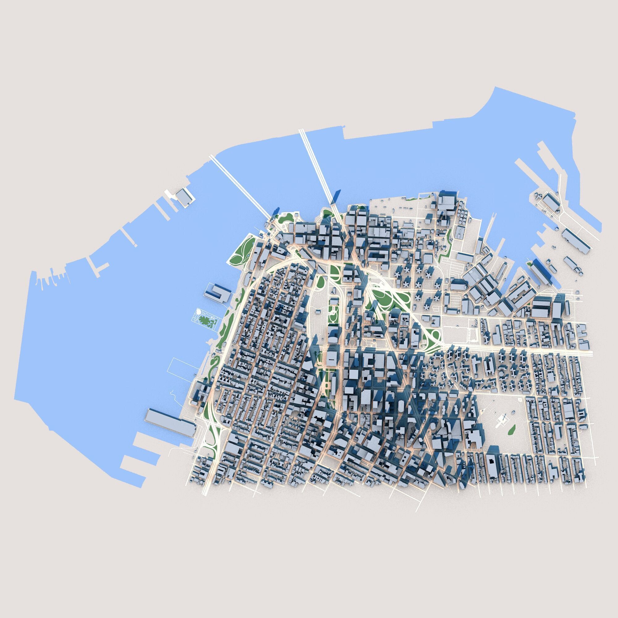 New York City USA 3D model_1