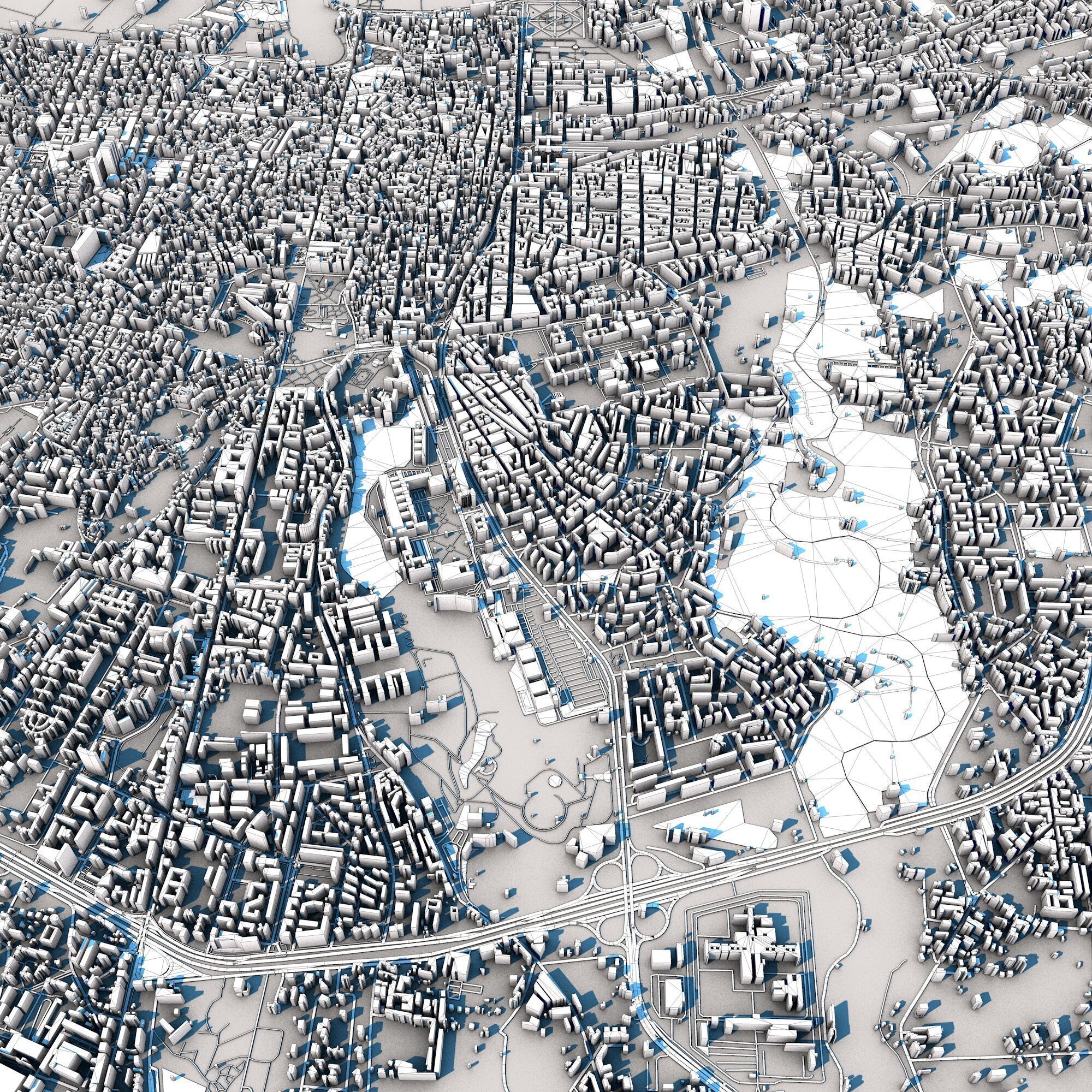 Palermo City Italy 3D model_9