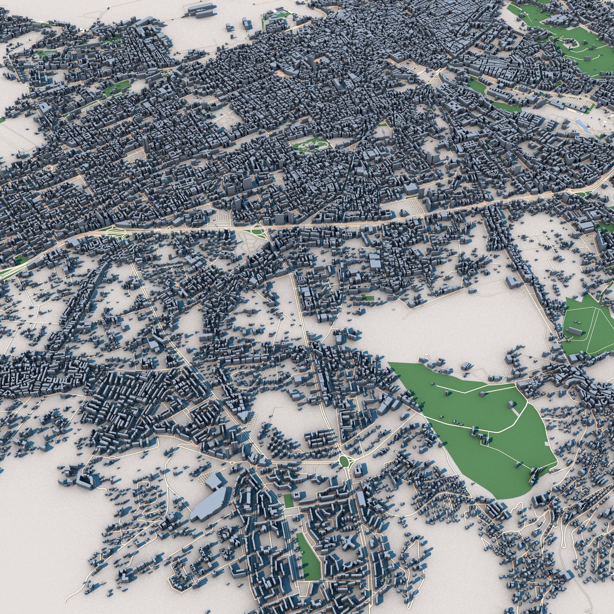 Palermo City Italy 3D model_7