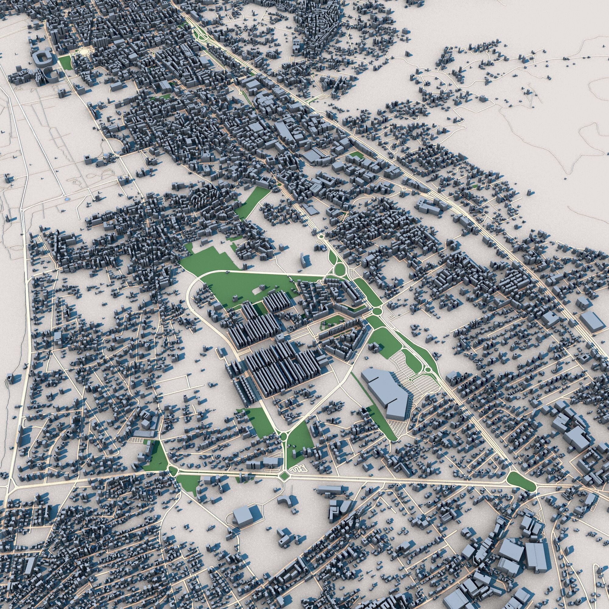 Palermo City Italy 3D model_6