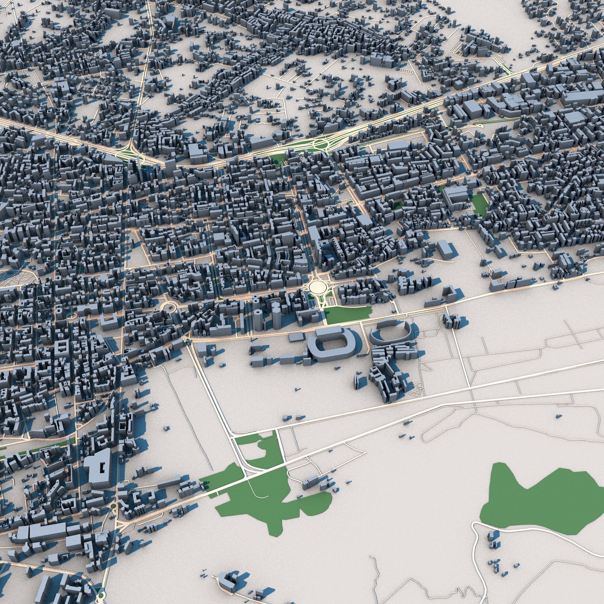 Palermo City Italy 3D model_5