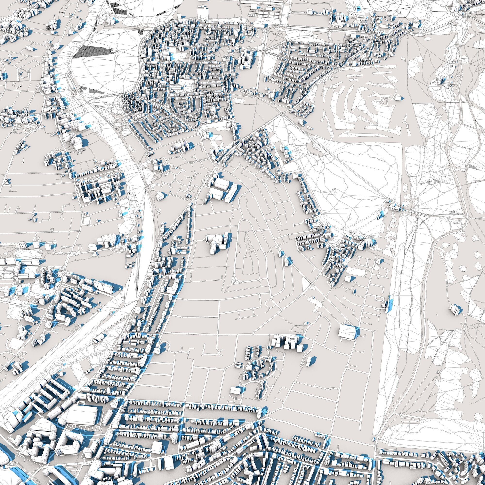 Richmond Park London England 3D model_12