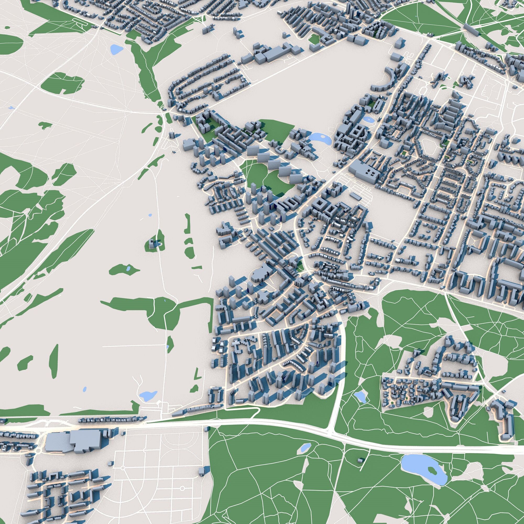 Richmond Park London England 3D model_6