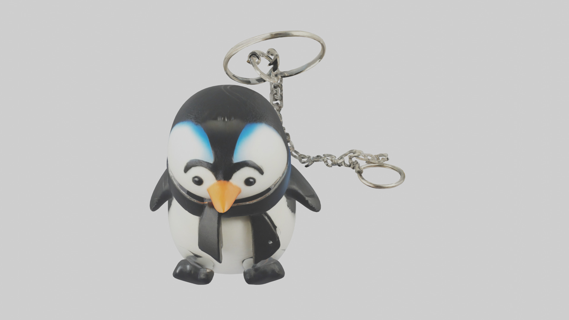 Penguin keychain model Low-poly 3D model_16