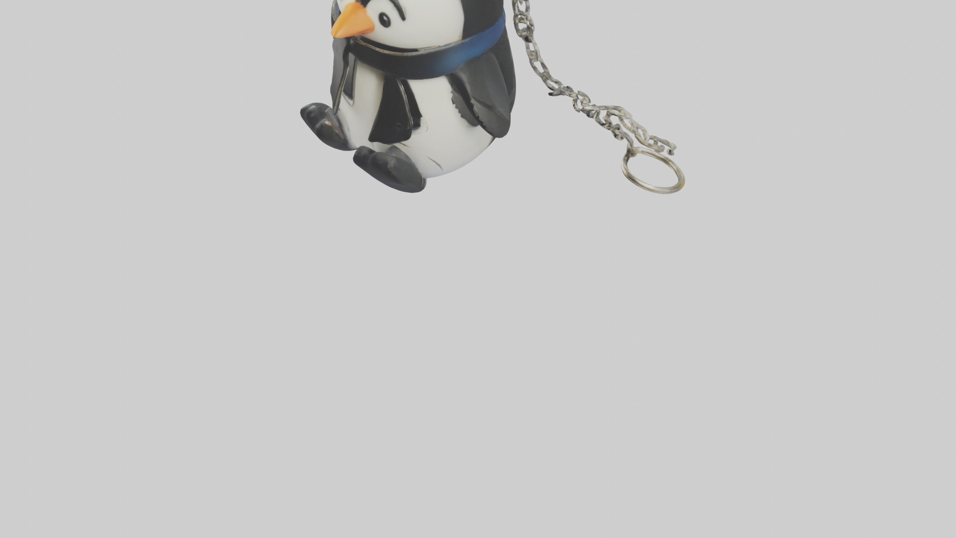 Penguin keychain model Low-poly 3D model_5
