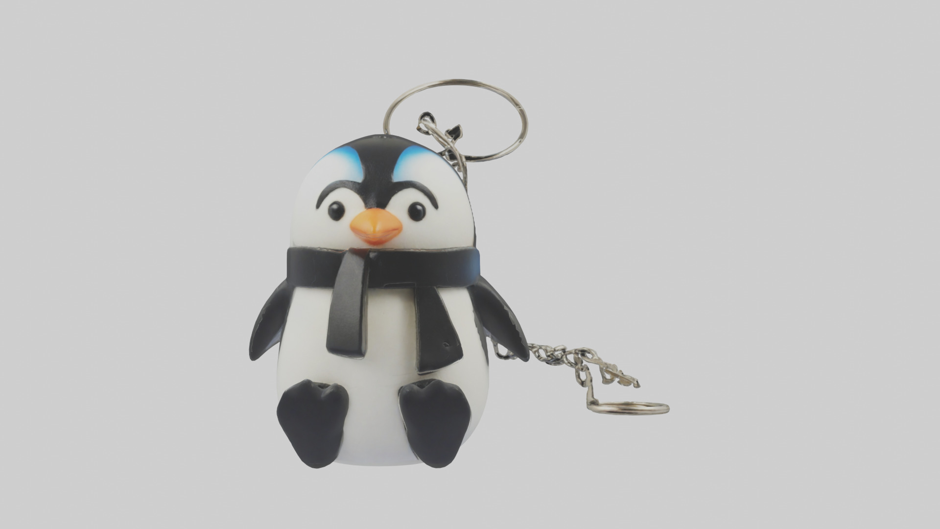 Penguin keychain model Low-poly 3D model_9