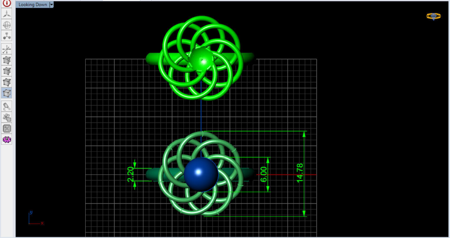 Infinite Blossom Ring 3D print model_4