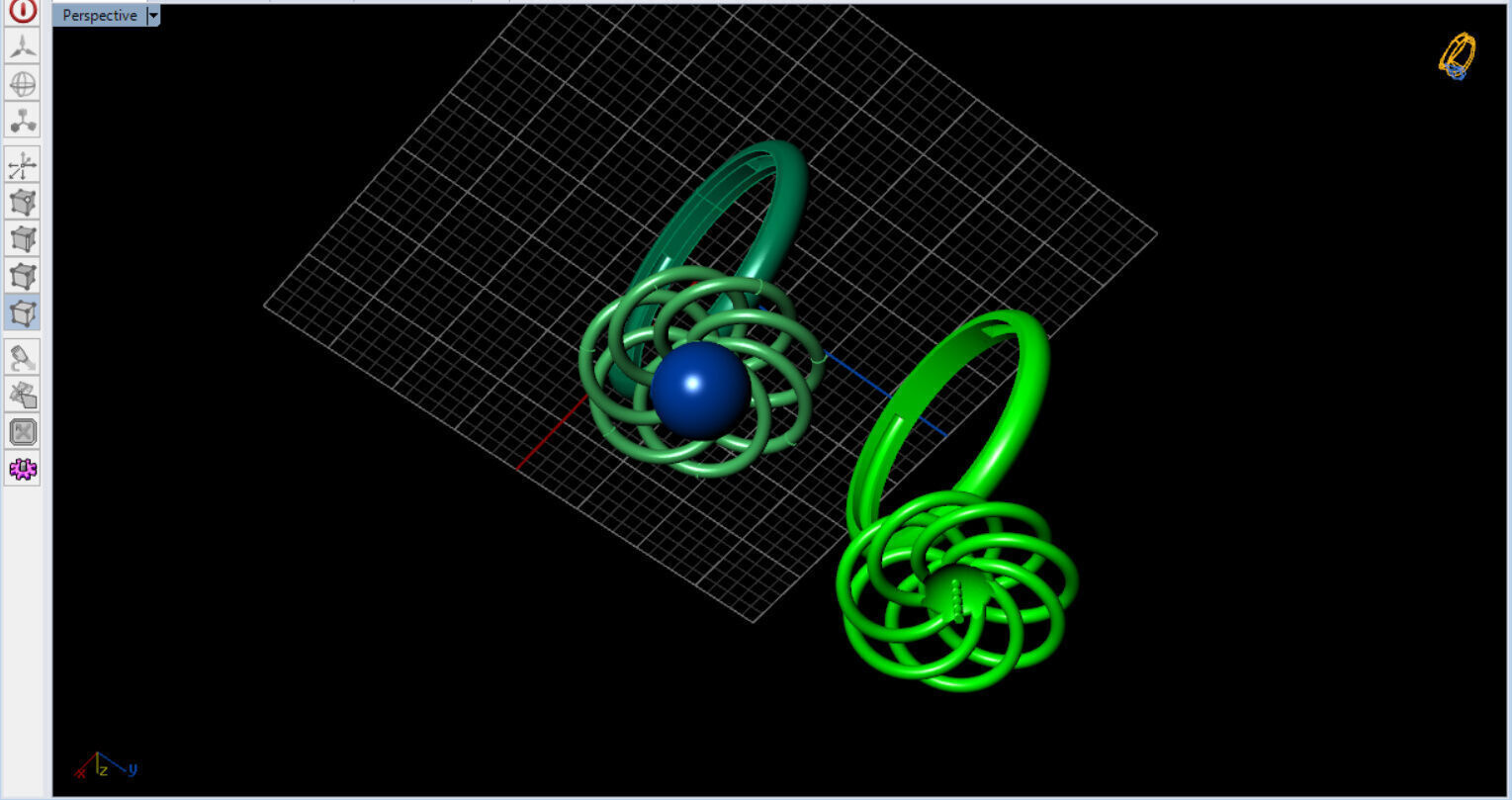 Infinite Blossom Ring 3D print model_25