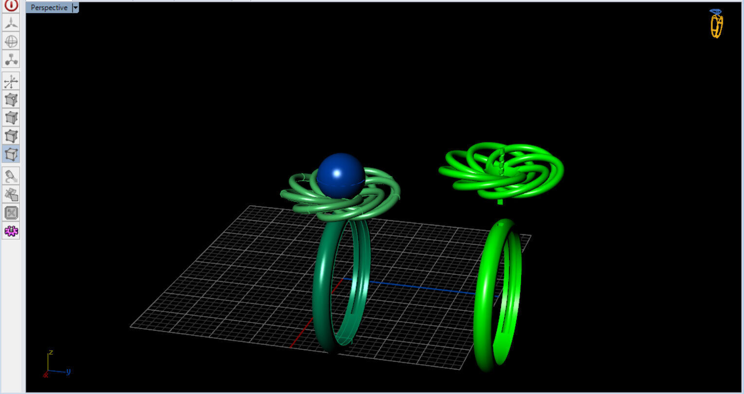 Infinite Blossom Ring 3D print model_12