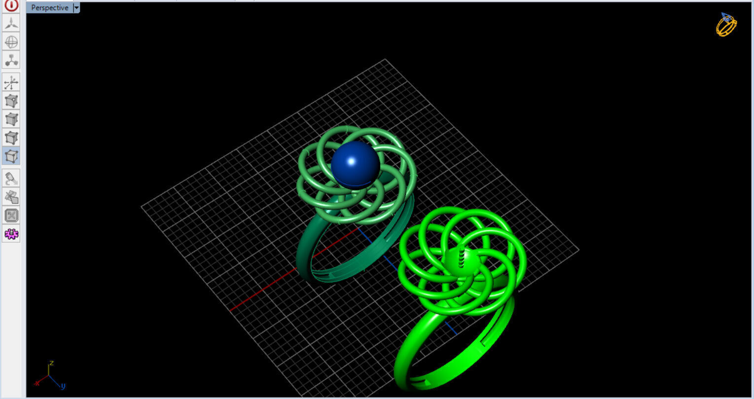 Infinite Blossom Ring 3D print model_27