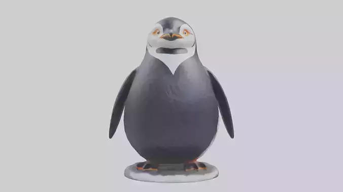 Penguin statue model