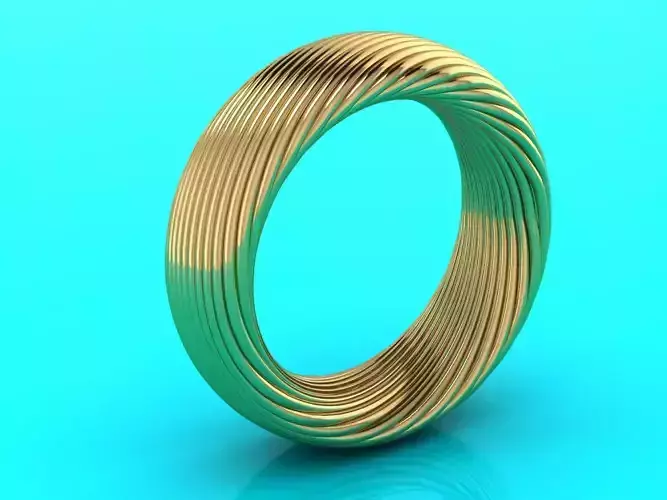 Nice helix ring 3D print model