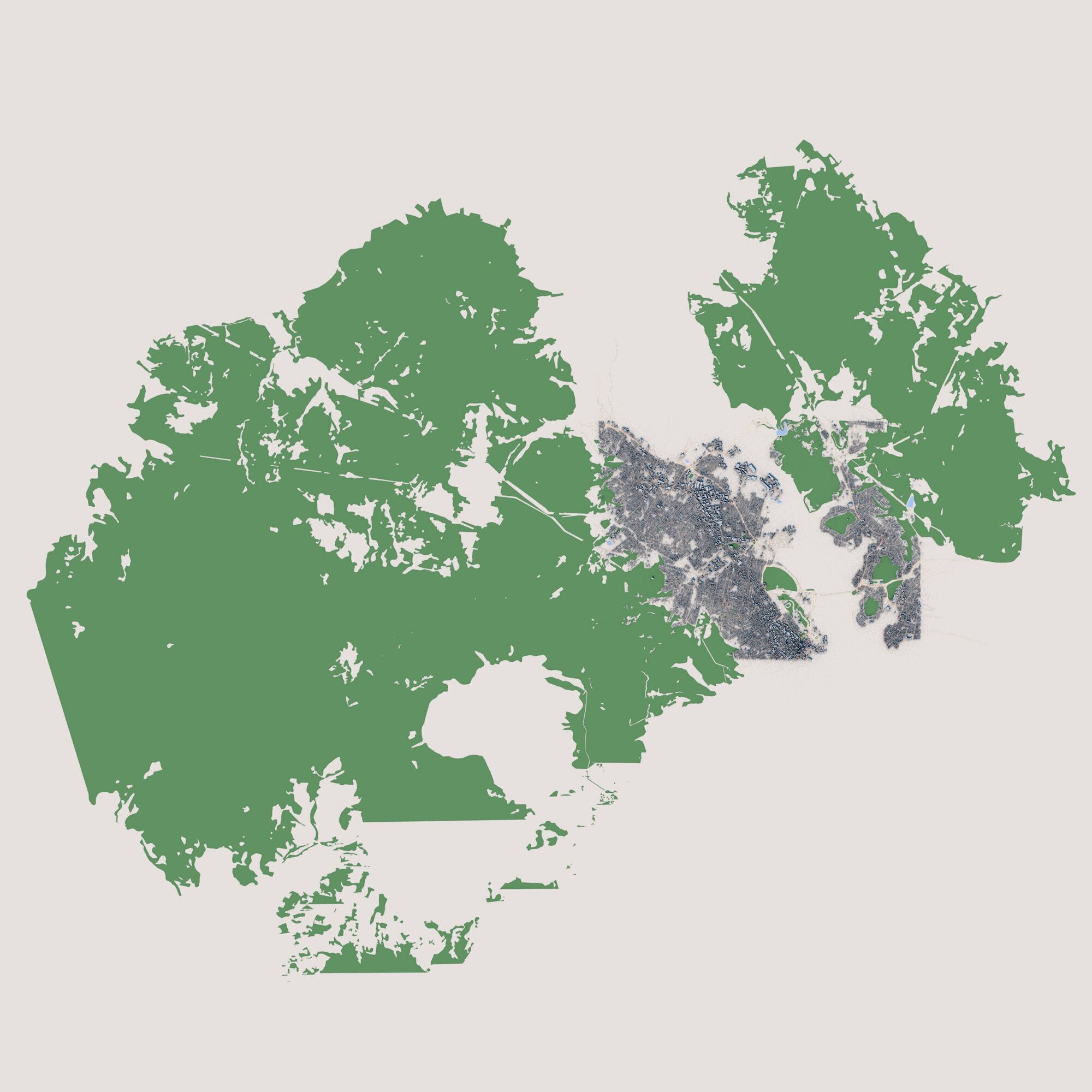 Hobart City Australia 3D model_2
