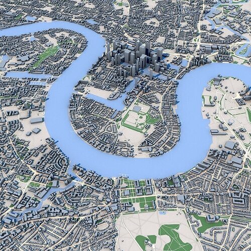 London City England 3D model