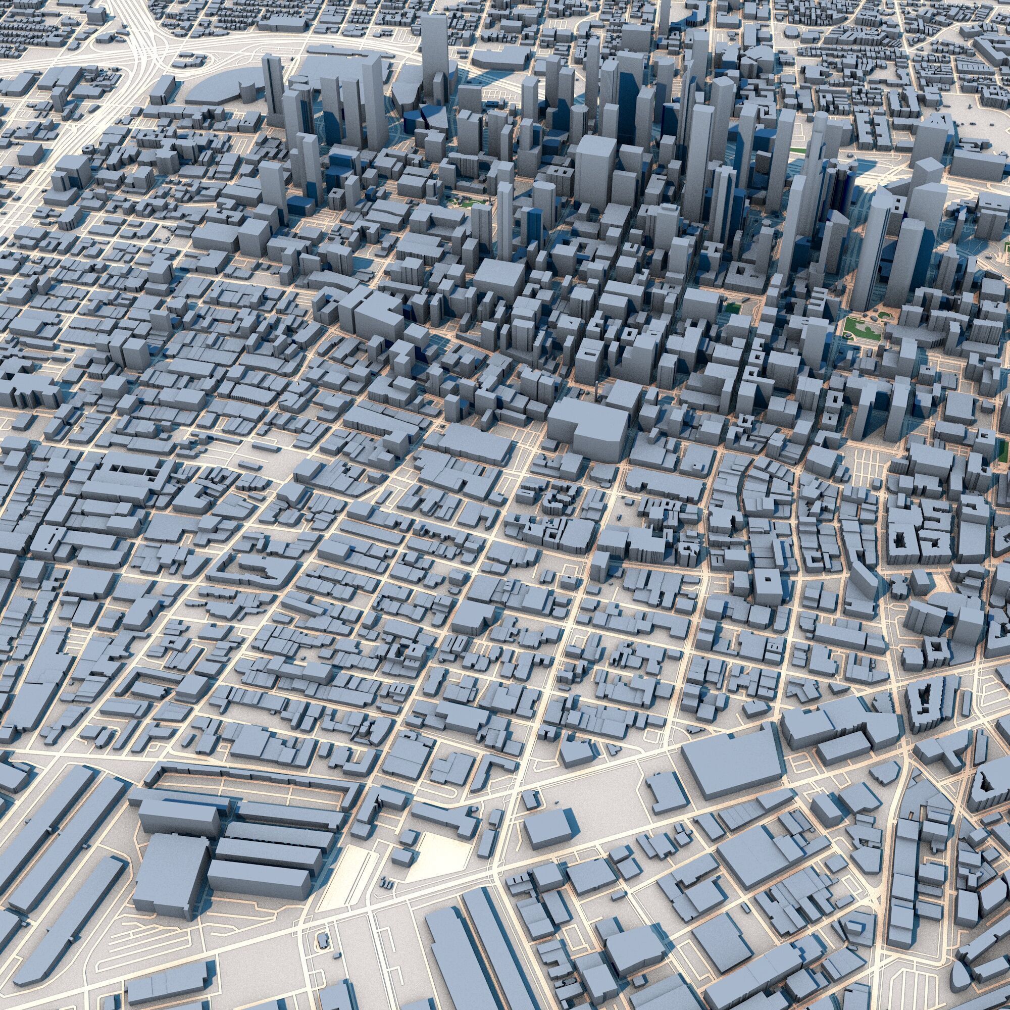 Los Angeles City United States 3D model_3