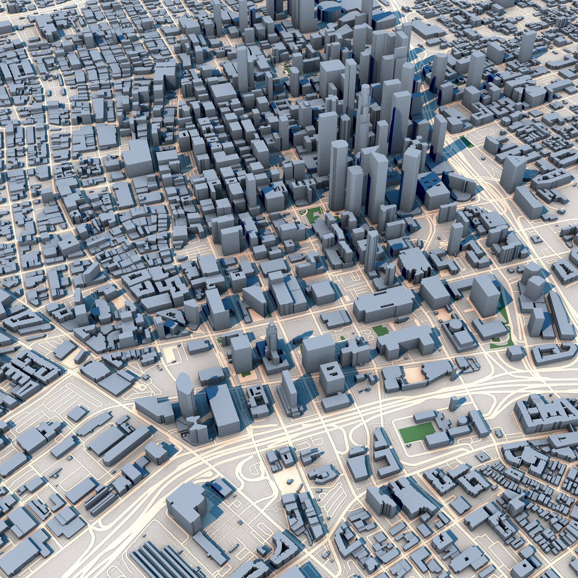 Los Angeles City United States 3D model_4
