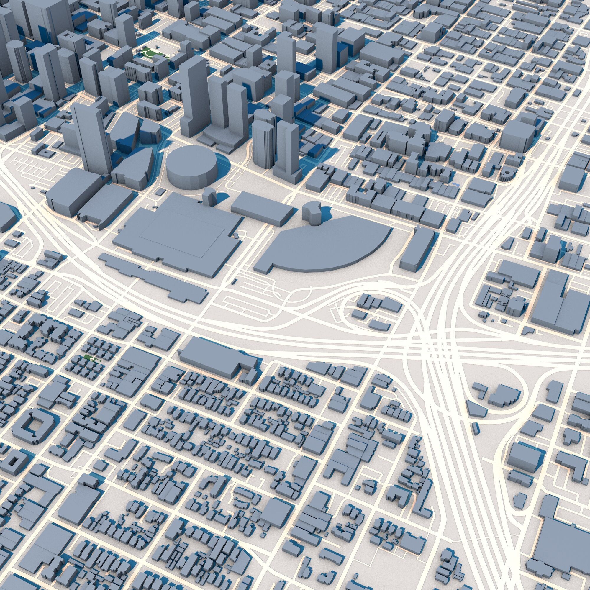 Los Angeles City United States 3D model_7
