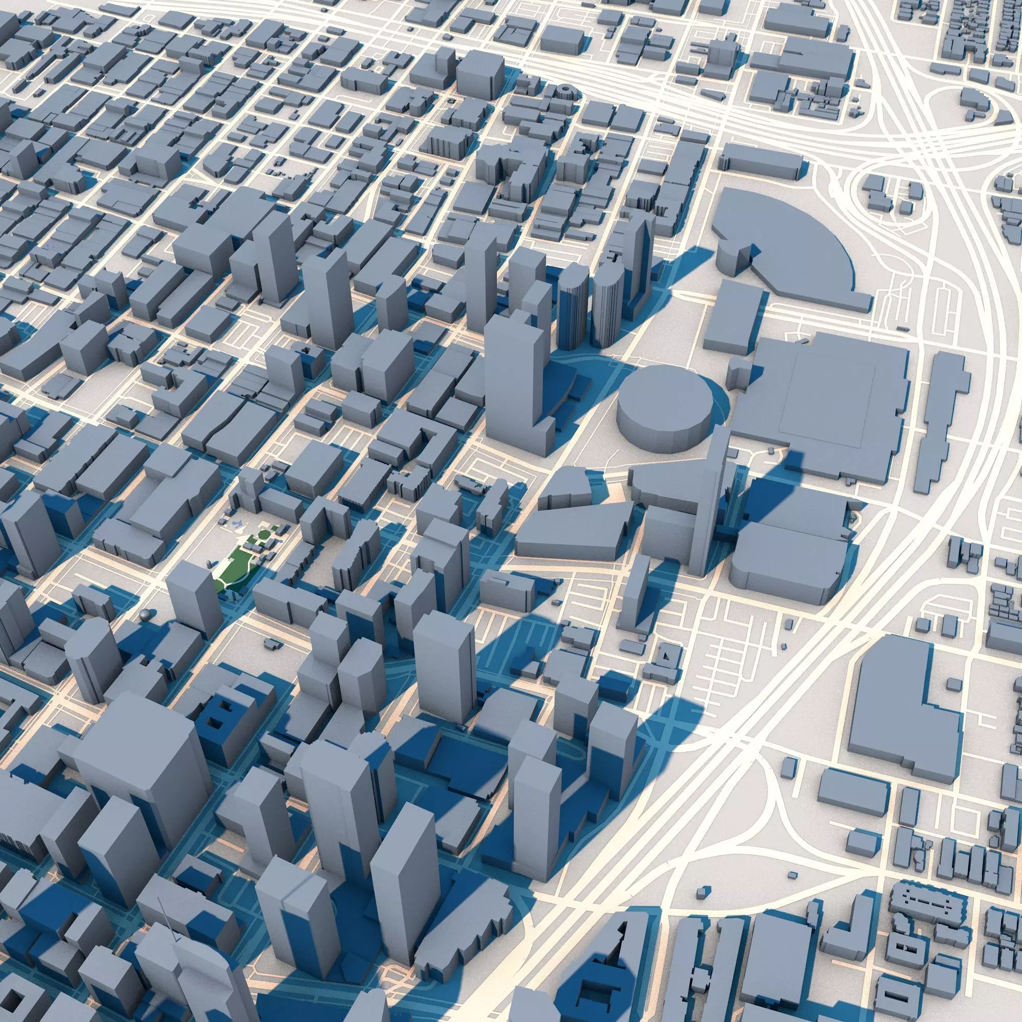 Los Angeles City United States 3D model_0