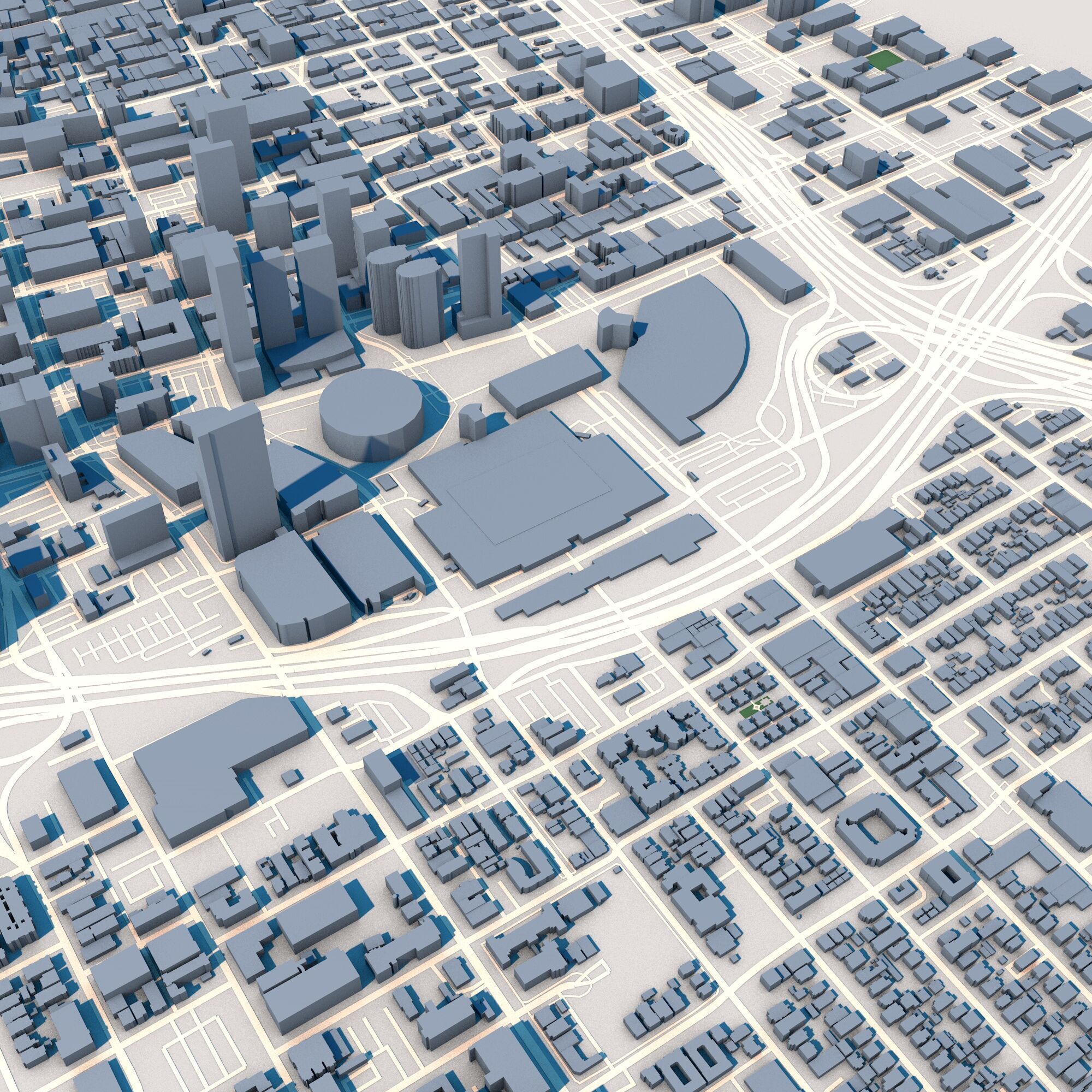 Los Angeles City United States 3D model_6