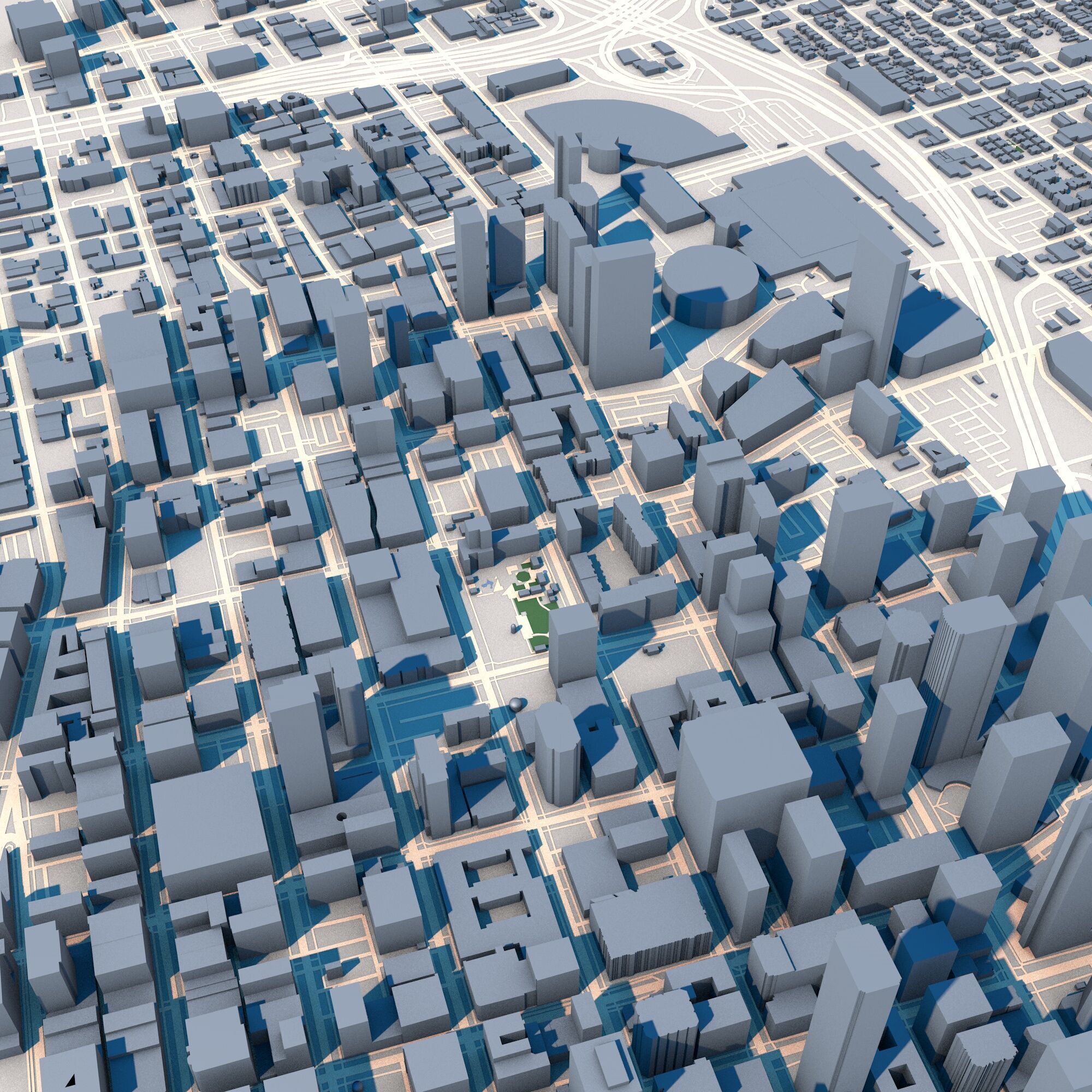 Los Angeles City United States 3D model_5
