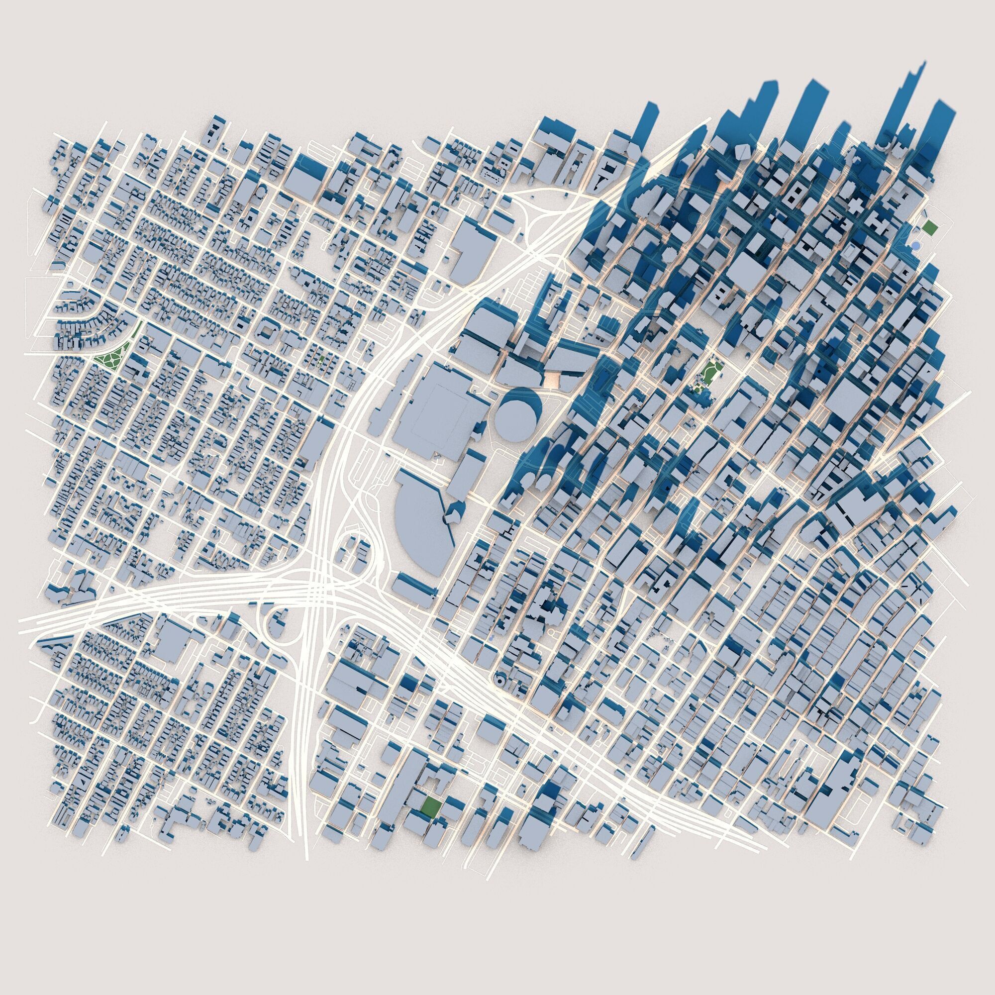 Los Angeles City United States 3D model_1