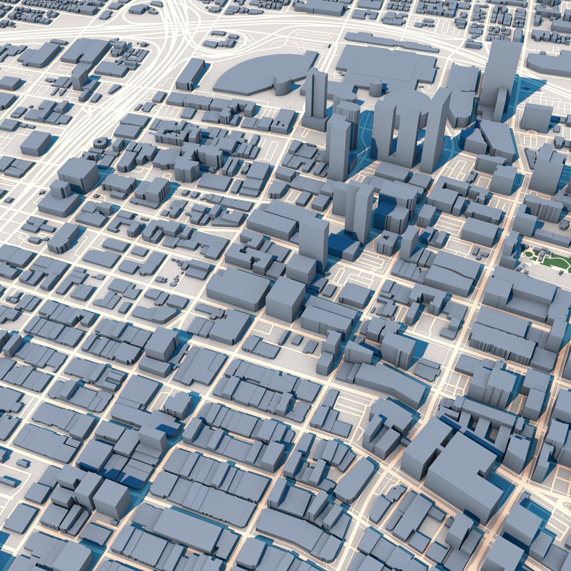 Los Angeles City United States 3D model_4