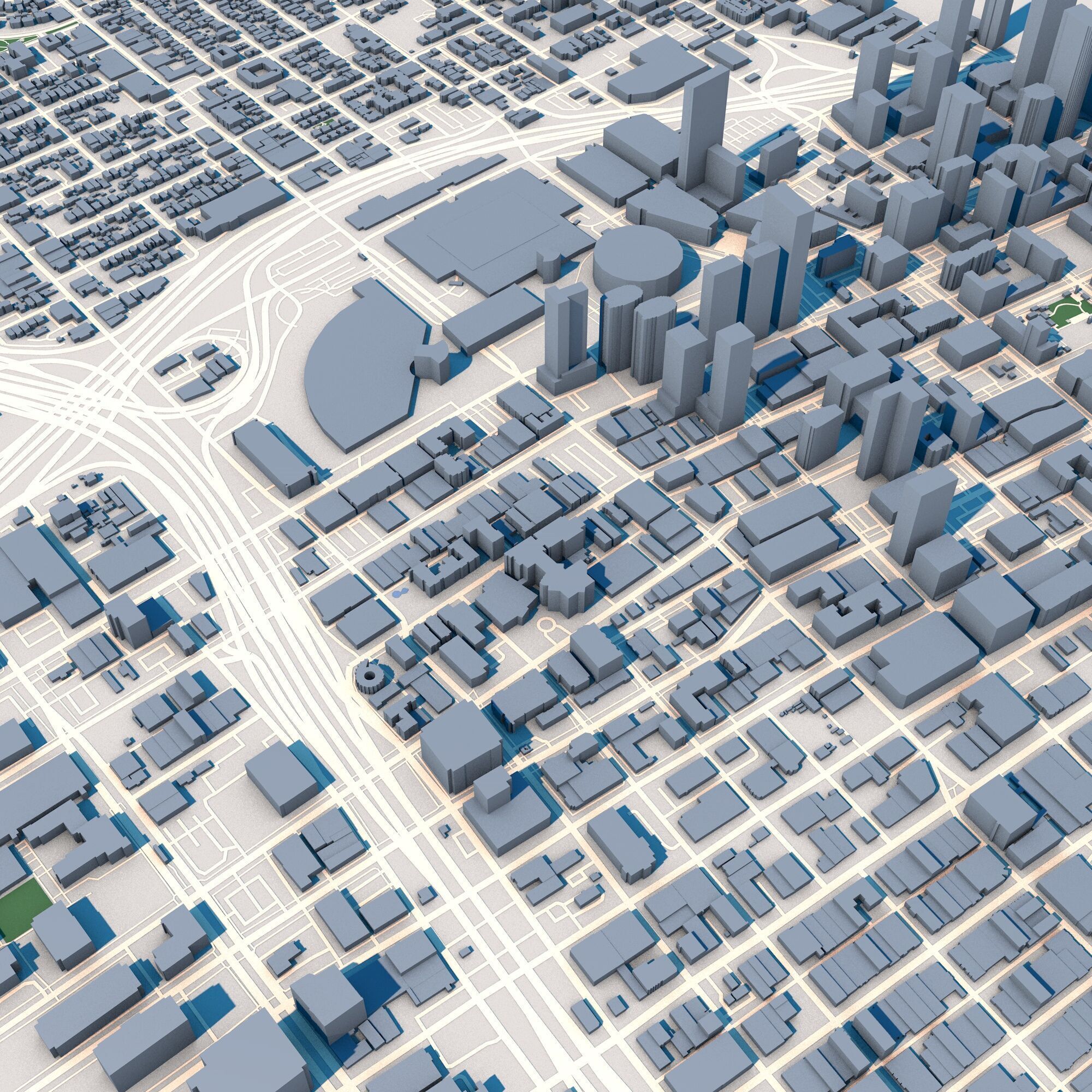 Los Angeles City United States 3D model_3