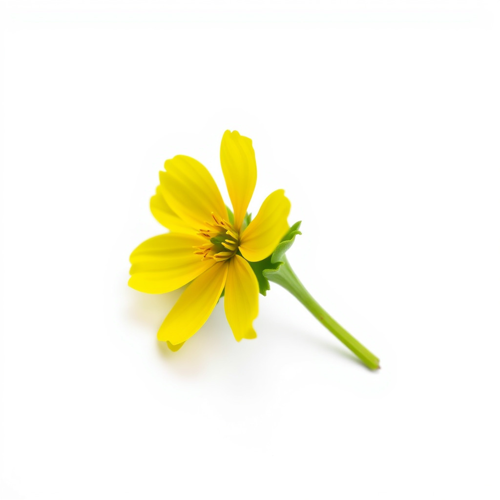 Yellow Clover Flower Botanical model pack Low-poly 3D model_4