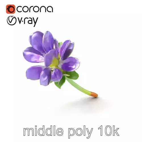 Dwarf Clover Plant model pack Low-poly 3D model
